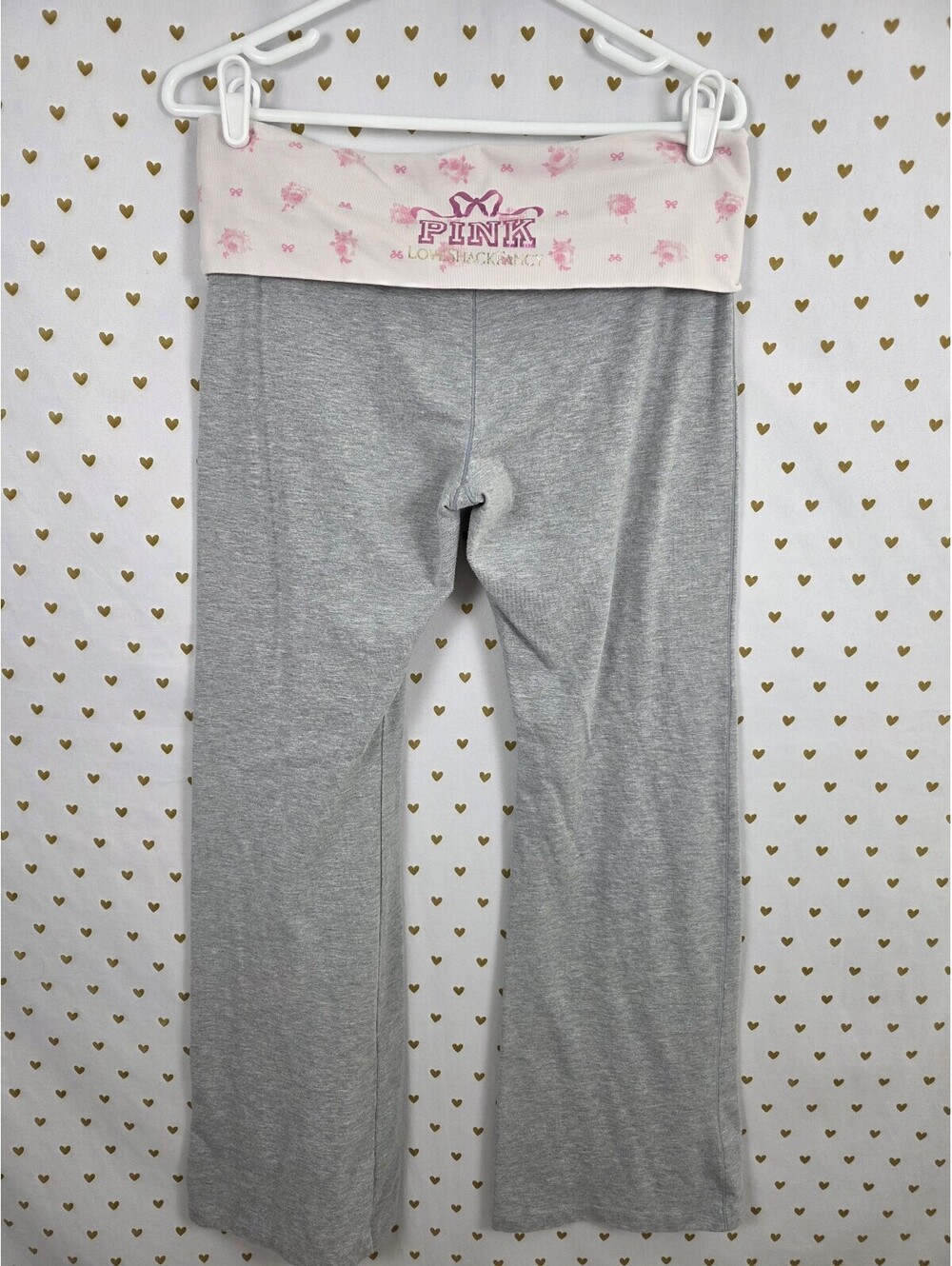 Victorias Secret PINK Loveshackfancy  Floral Foldover Yoga Pants large Short